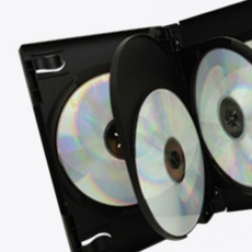 Boitier DVD Noir pour 4 DVD pack 3